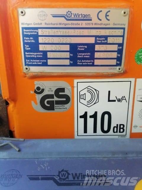Wirtgen W 200 Fresadoras de asfalto