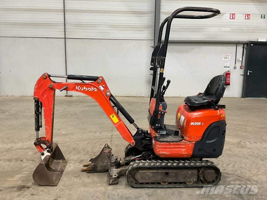 Kubota K 008-3 Mini Escavadoras <7t