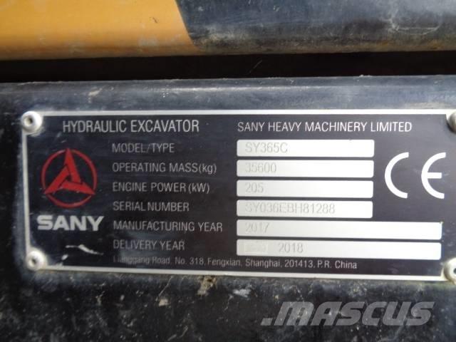 Sany SY 365 C Escavadoras de rastos