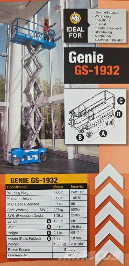 Genie GS 1932 Elevadores de tesoura