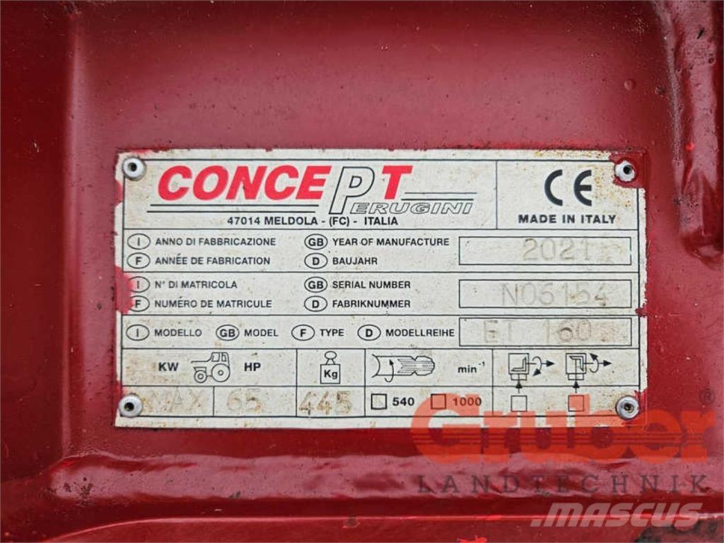 Rotoland ET 160 Gadanheiras e cortadores de folhas para pastos