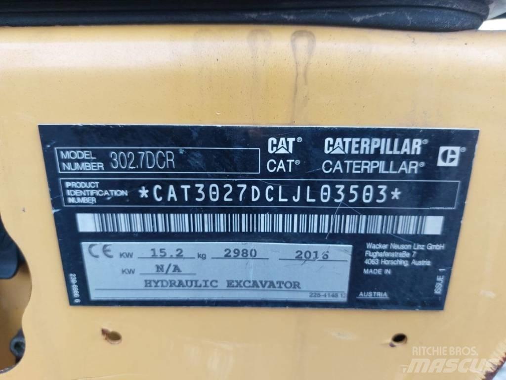 CAT 302.7 D CR Mini Escavadoras <7t