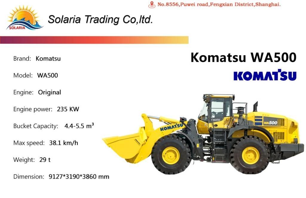 Komatsu WA 500 Pás carregadoras de rodas