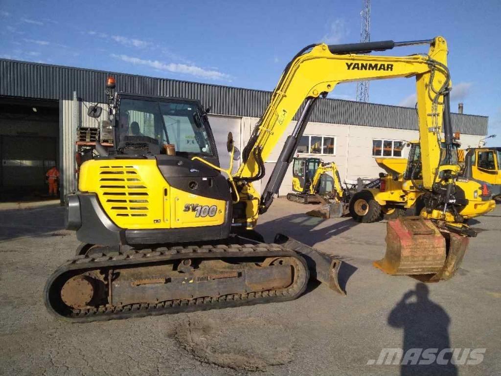 Yanmar SV 100-2A Escavadoras Midi 7t - 12t