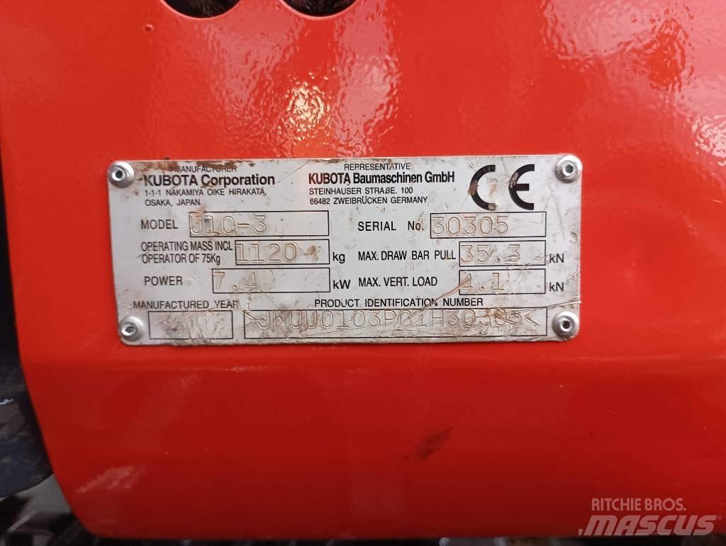 Kubota U 10 Mini Escavadoras <7t
