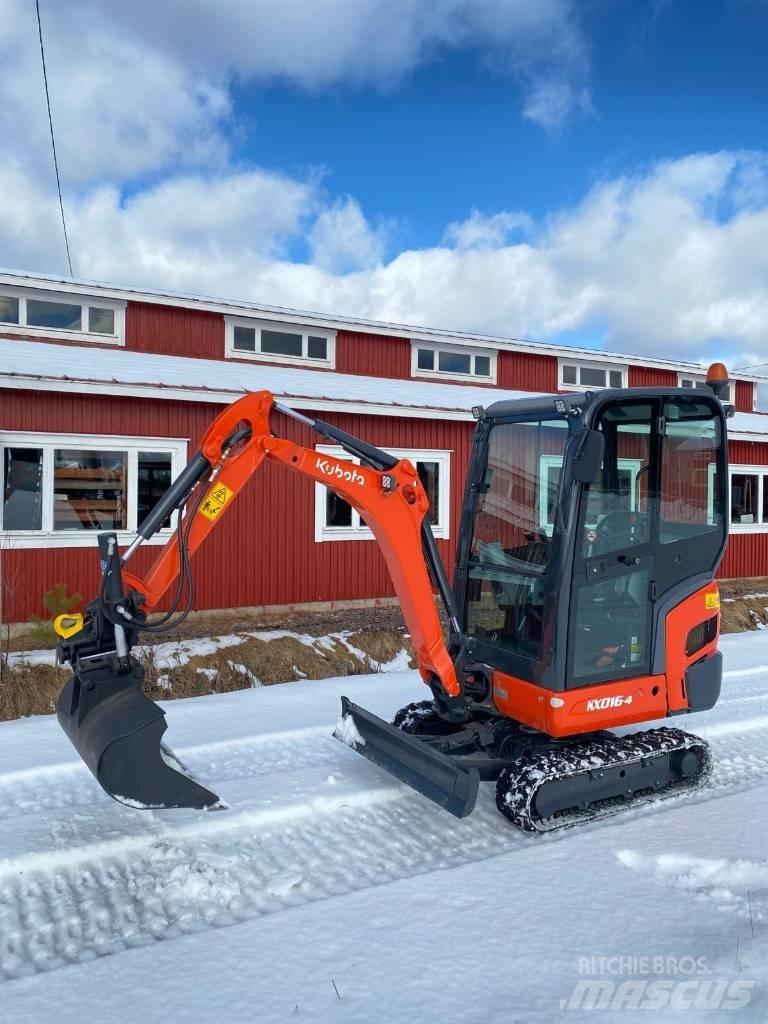 Kubota KX016-4 Mini Escavadoras <7t