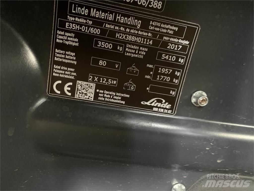 Linde E35/600H Empilhadores eléctricos