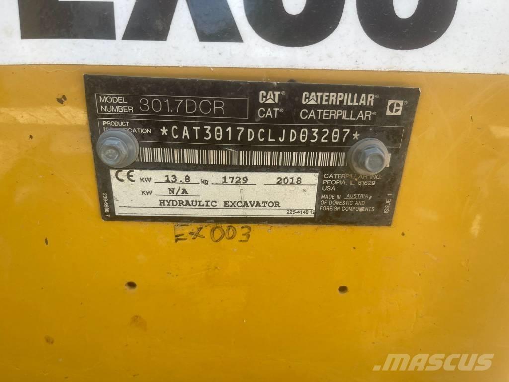 CAT 301.7 CR Mini Escavadoras <7t