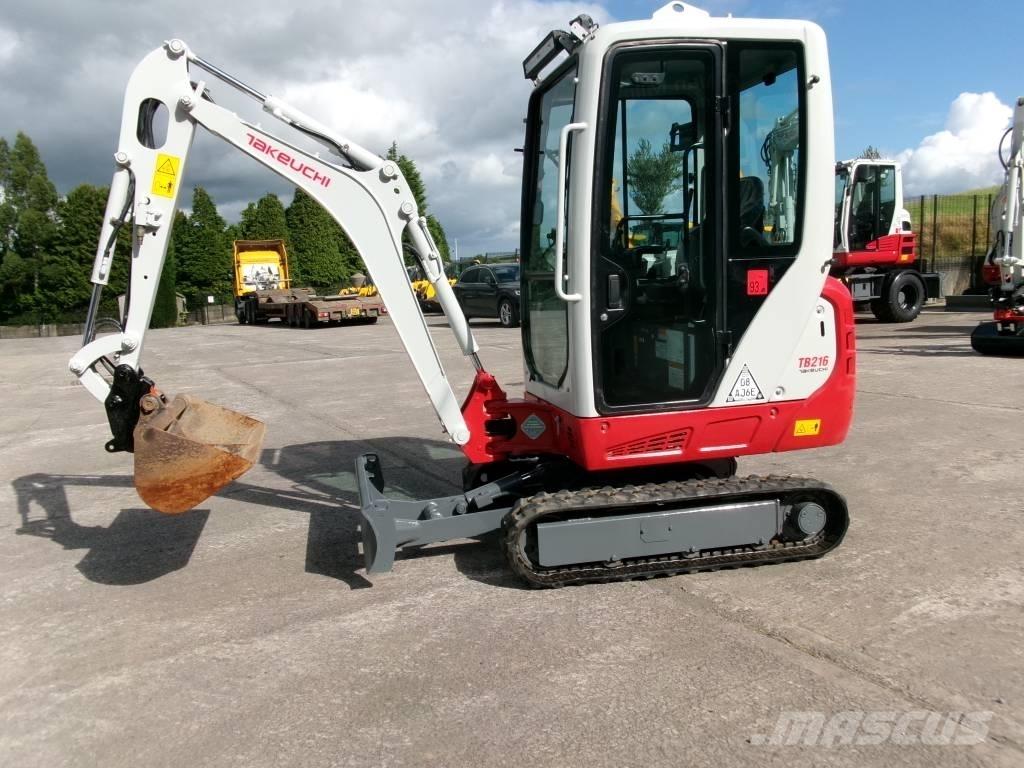 Takeuchi TB 216 Mini Escavadoras <7t