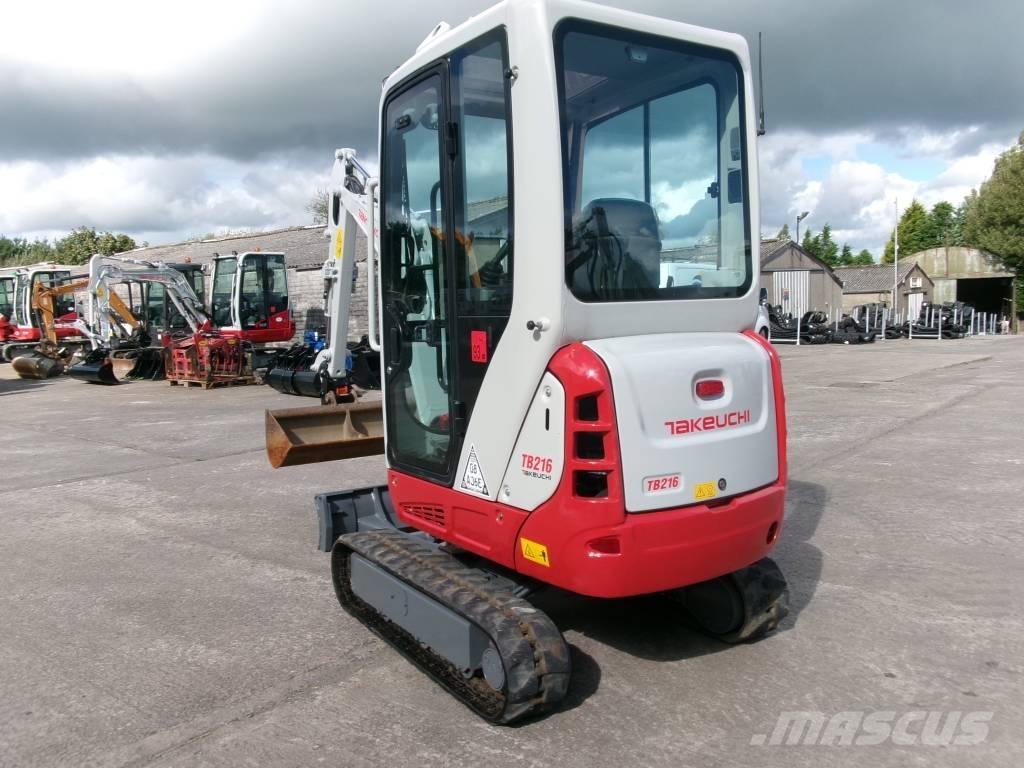 Takeuchi TB 216 Mini Escavadoras <7t