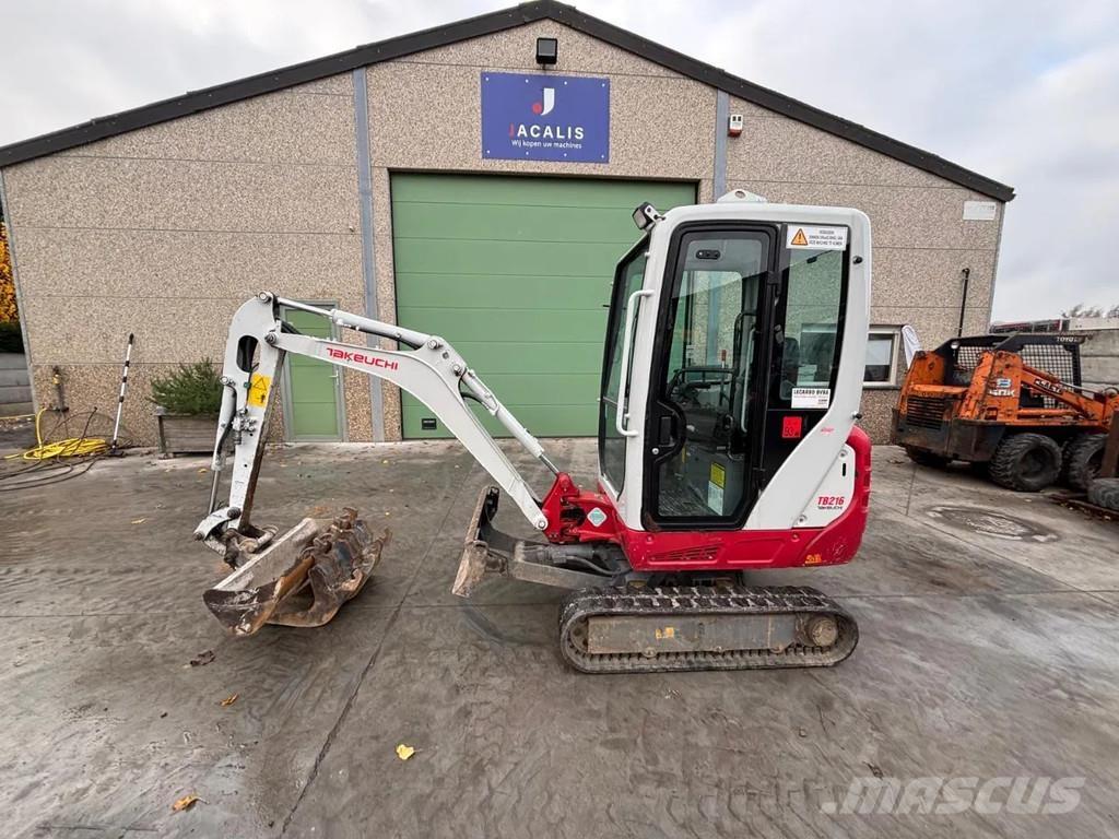 Takeuchi TB216 Mini Escavadoras <7t