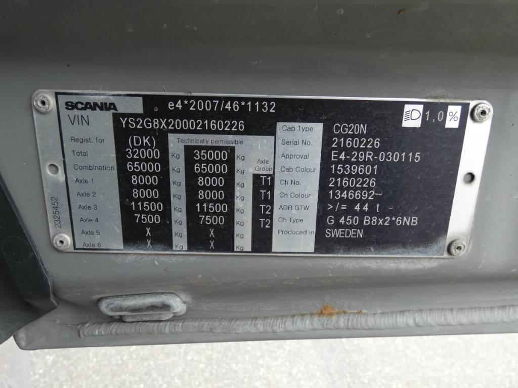 Scania G 450 Camiões de chassis e cabine