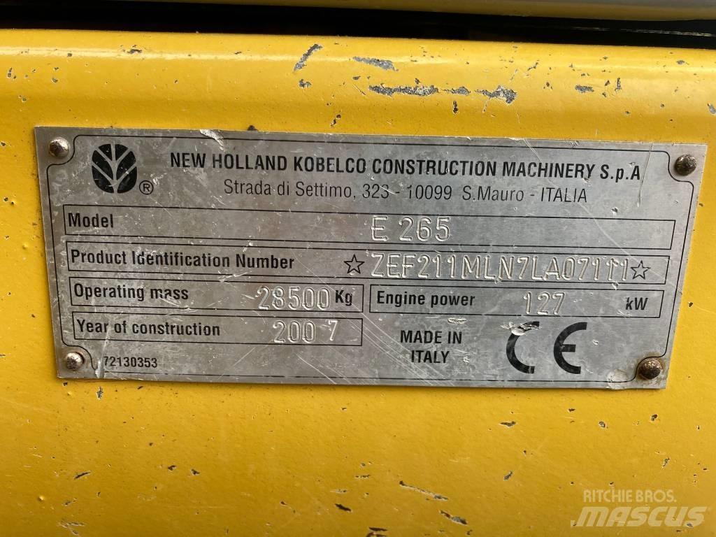 New Holland E 265 LC Escavadoras de rastos