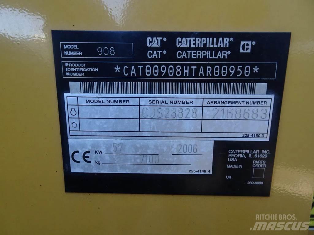 CAT 908 Pás carregadoras de rodas