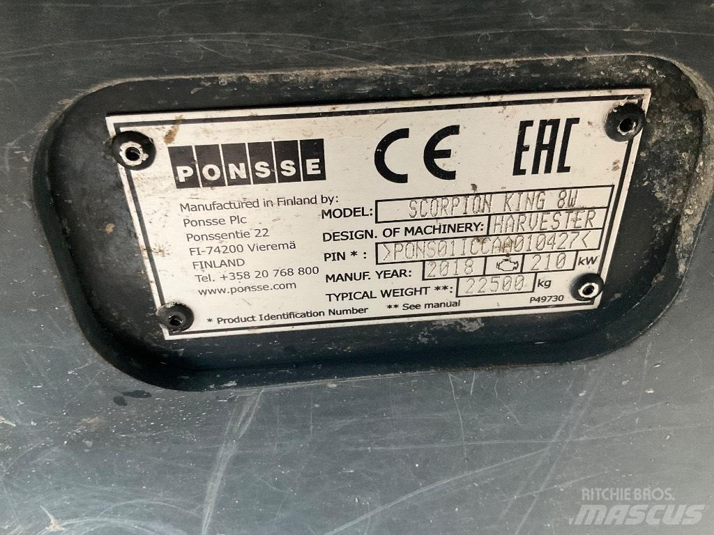 Ponsse Scorpion King Processadores florestais