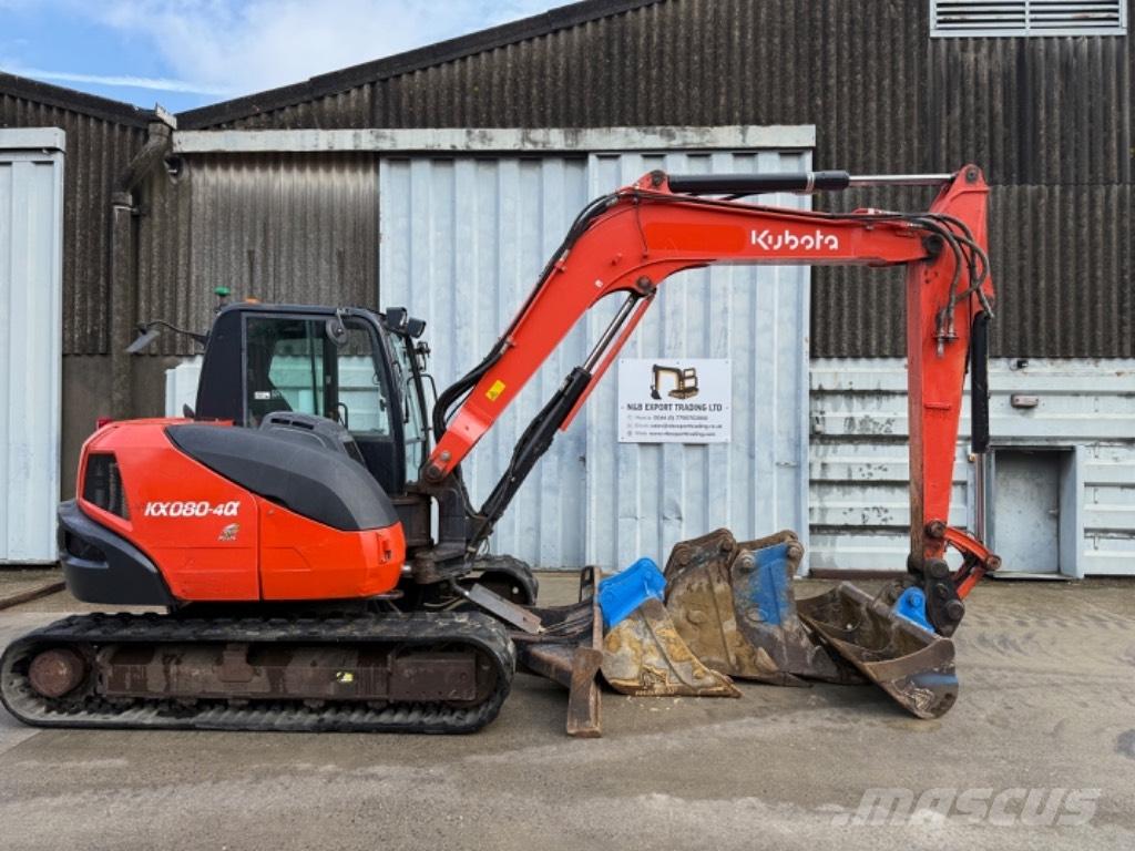 Kubota KX 080 Escavadoras Midi 7t - 12t