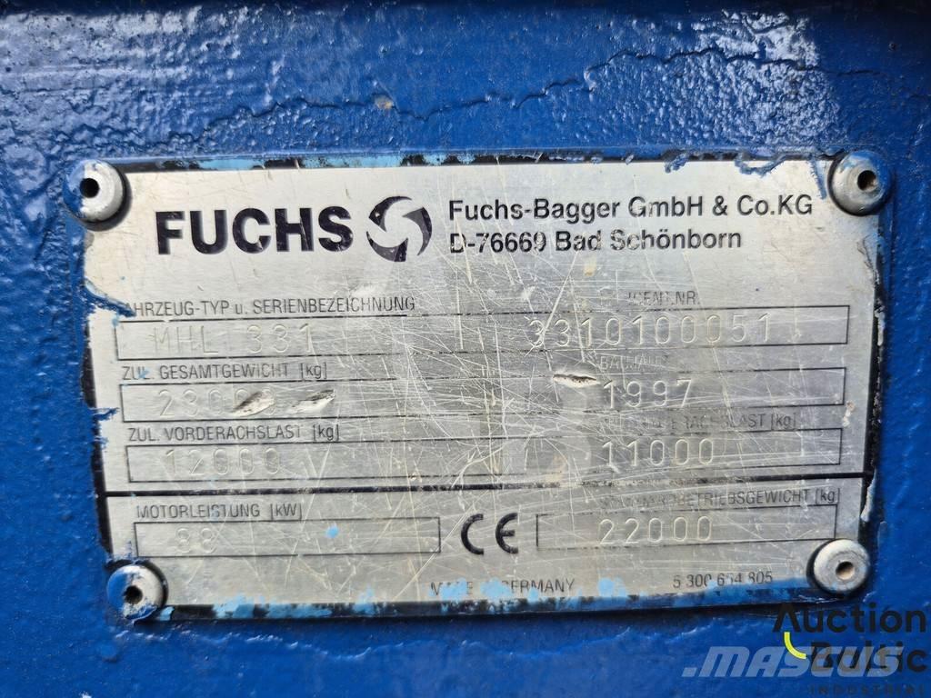 Fuchs MHL 331 Escavadoras de rodas