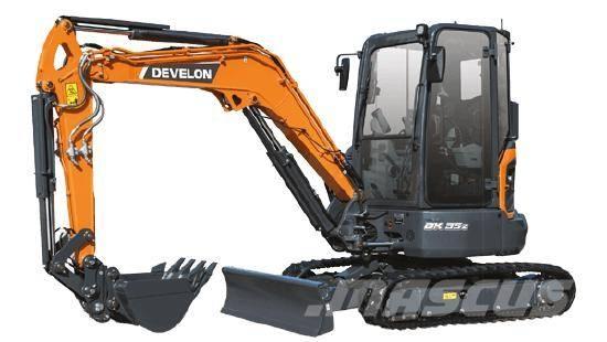 Develon DX 35 Z-7 Mini Escavadoras <7t