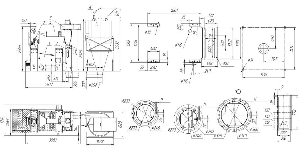  EL GRAIN SVR-15/2 Equipamento de limpeza de grãos