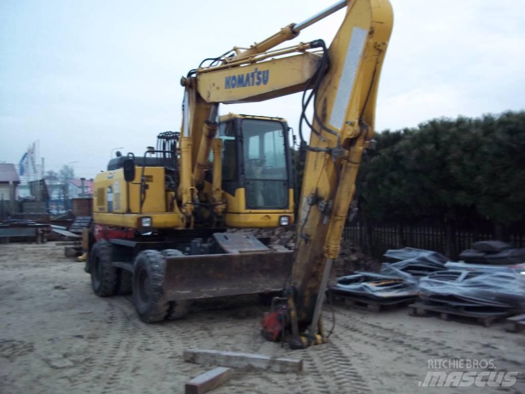 Komatsu PW 180-7 Escavadoras de rodas