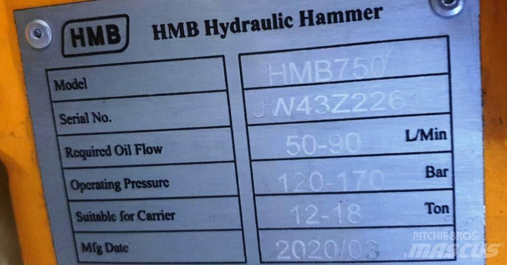 HMB 750 Martelos Hidráulicos