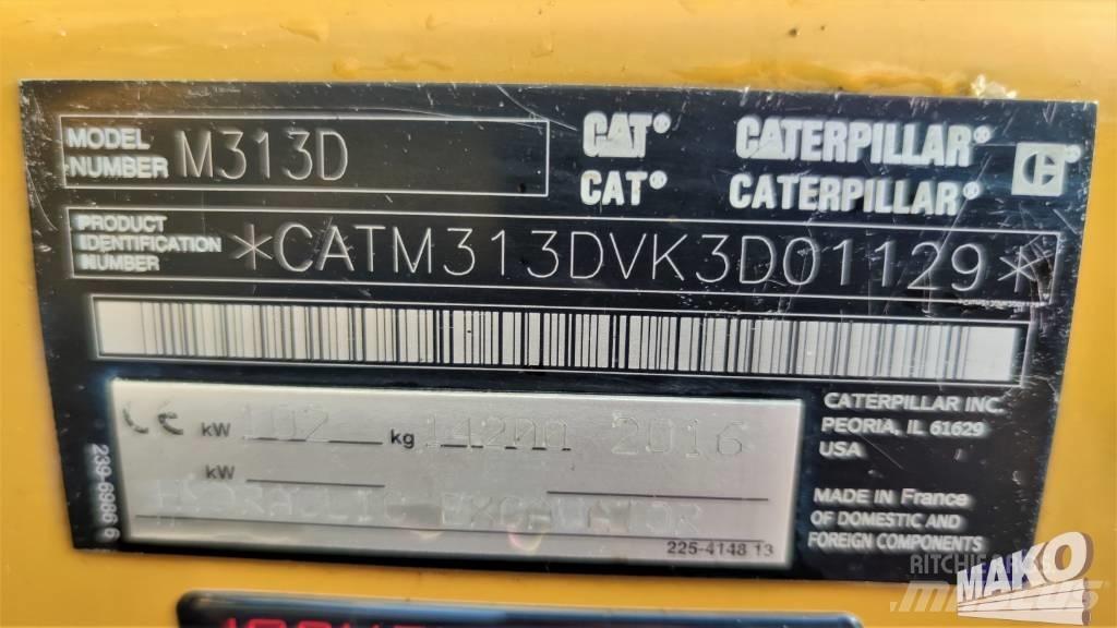 CAT M 313 D Escavadoras de rodas