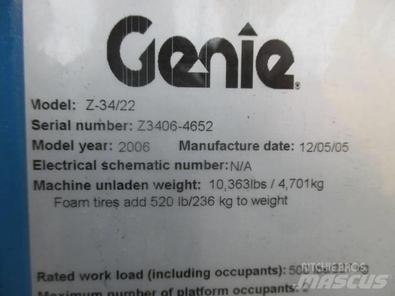 Genie Z 34/22 RT Elevadores braços articulados
