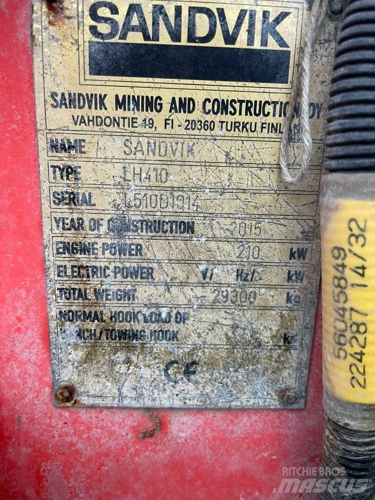 Sandvik LH 410 Carregadoras subterrâneas