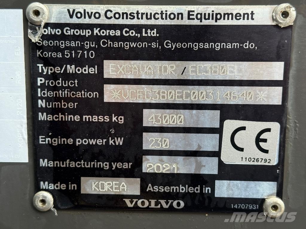 Volvo EC 380 EL Escavadoras de rastos