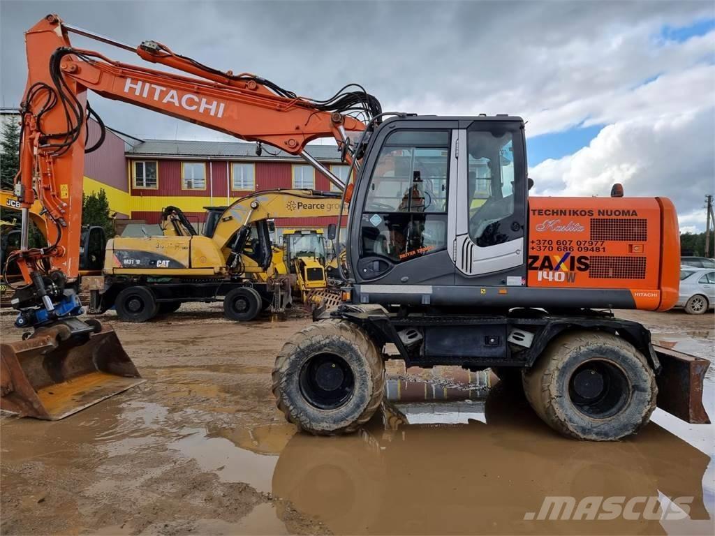 Hitachi ZX 140 W-3 Escavadoras de rodas