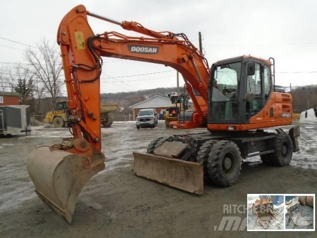 Doosan DX 140 W-3 Escavadoras de rodas