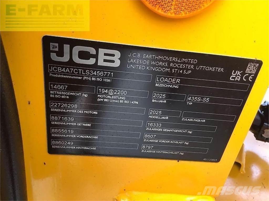JCB 435s stufe v Mini Escavadoras <7t