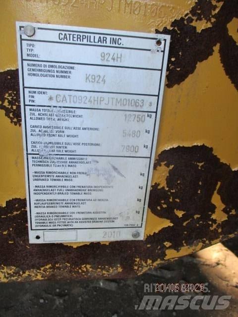 CAT 924 Pás carregadoras de rodas