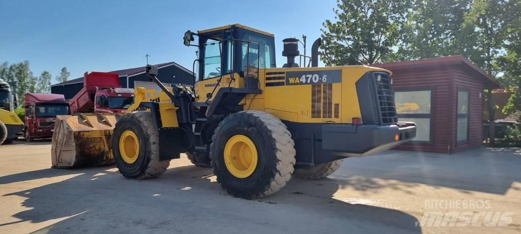 Komatsu WA 470-6 Pás carregadoras de rodas