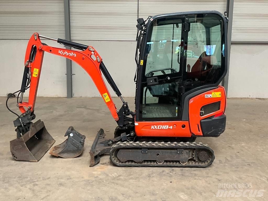 Kubota KX 018-4 Mini Escavadoras <7t