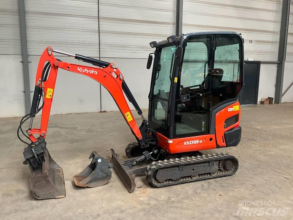 Kubota KX 018-4 Mini Escavadoras <7t