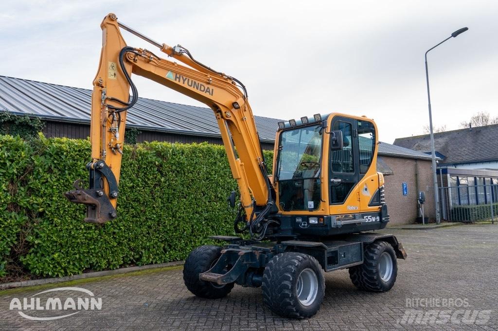Hyundai R55W-9A Escavadoras de rodas