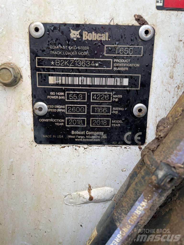 Bobcat T 650 Carregadoras de direcção deslizante