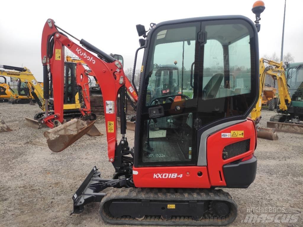 Kubota KX 018-4 Mini Escavadoras <7t
