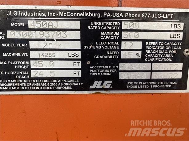JLG 450 AJ Elevadores braços articulados