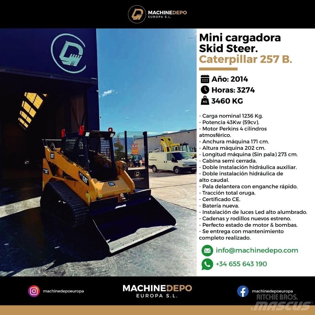 CAT 257 B Pás Carregadoras de rastos