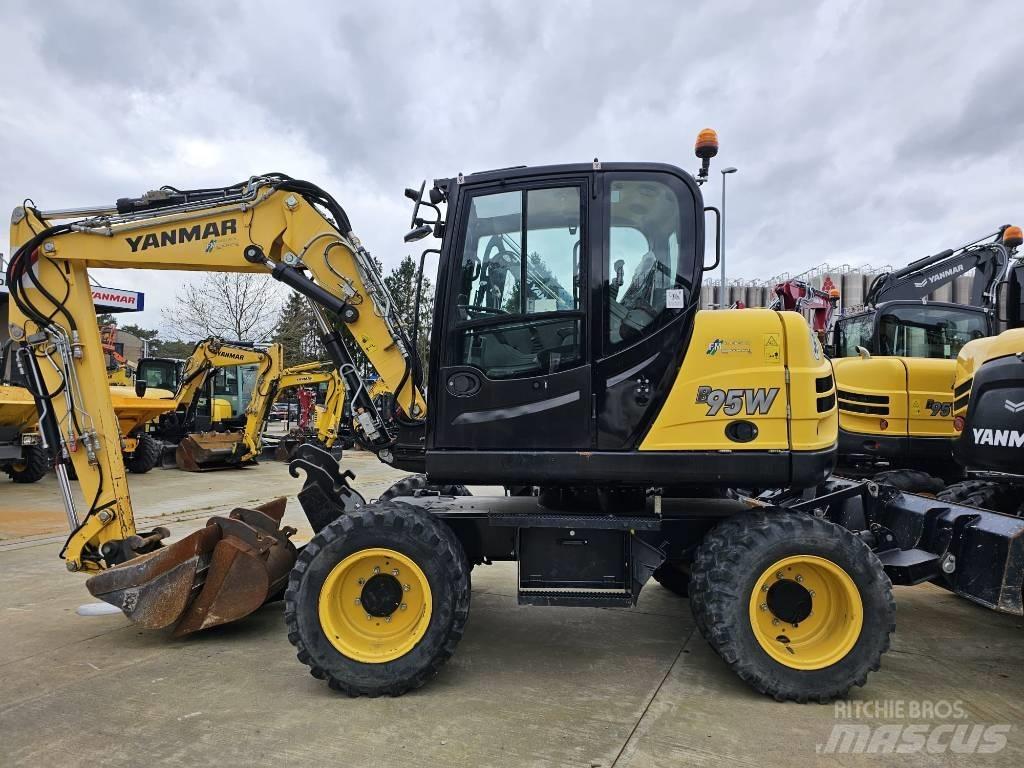 Yanmar B 95 W Escavadoras de rodas