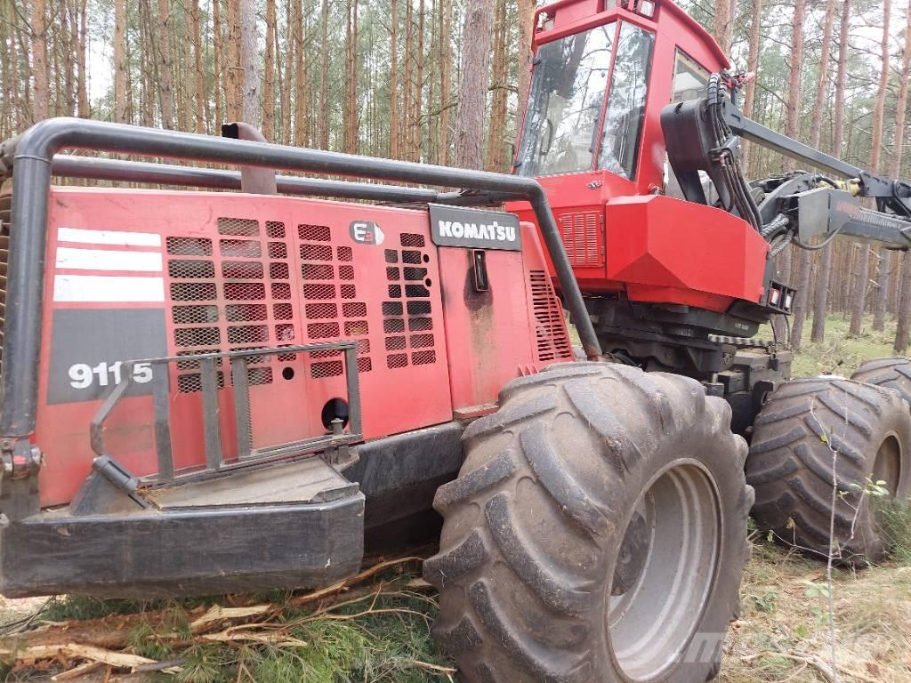 Komatsu 911.5 Processadores florestais