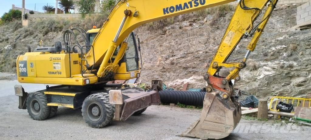 Komatsu PW 200-7 Escavadoras de rodas