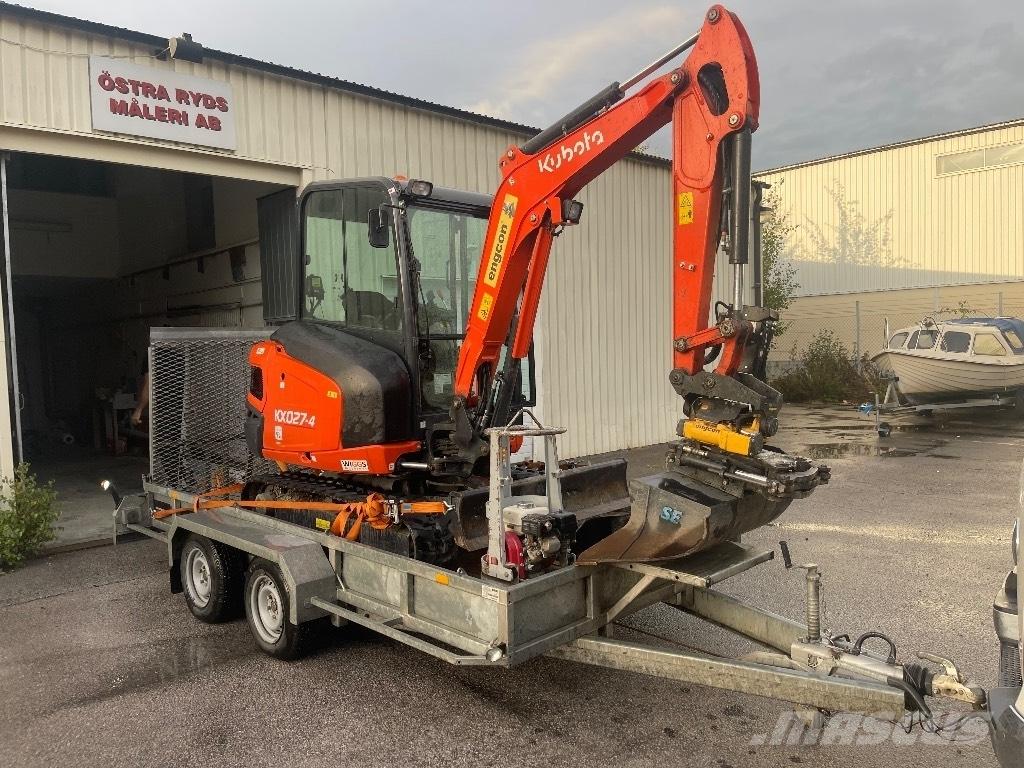 Kubota KX 027 Mini Escavadoras <7t