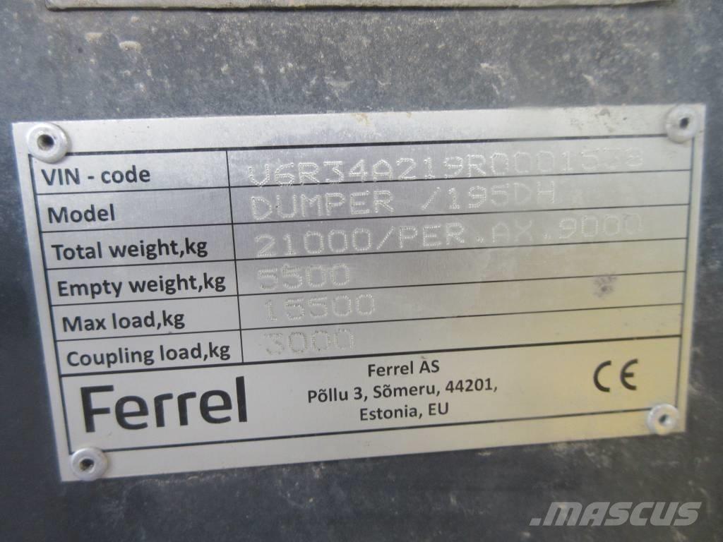 Ferrel 195 DH Reboques Agrícolas basculantes