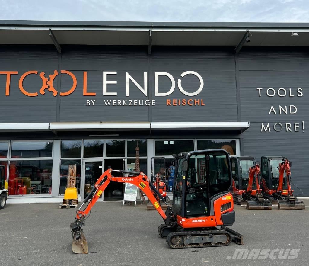 Kubota KX 018-4 Mini Escavadoras <7t