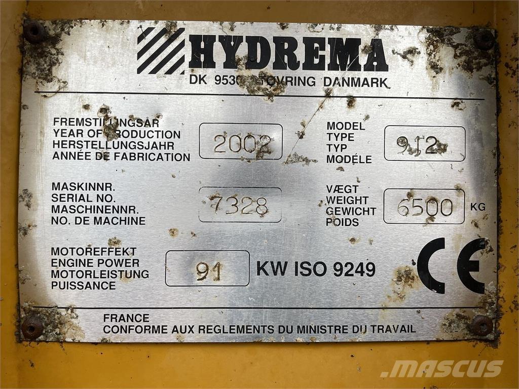 Hydrema 912 Dumpers de obras
