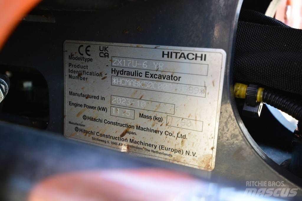 Hitachi ZX 17 U-6 Mini Escavadoras <7t