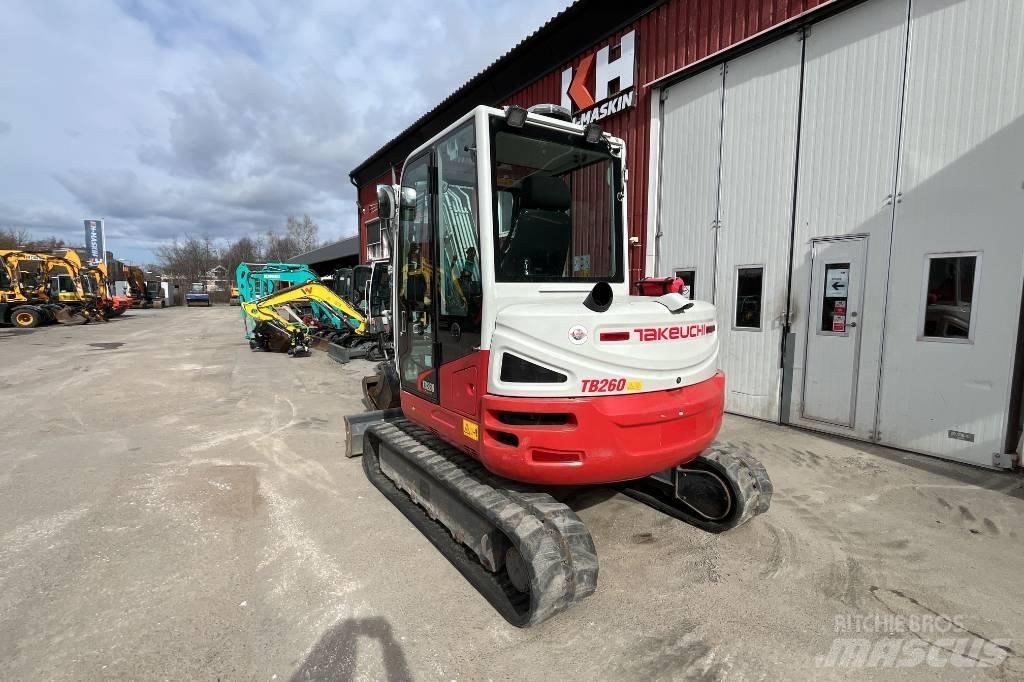 Takeuchi TB 260 Mini Escavadoras <7t